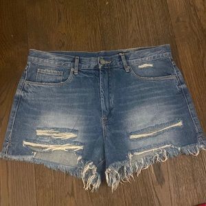 Blank Nyc Hi Rise Denim Shorts